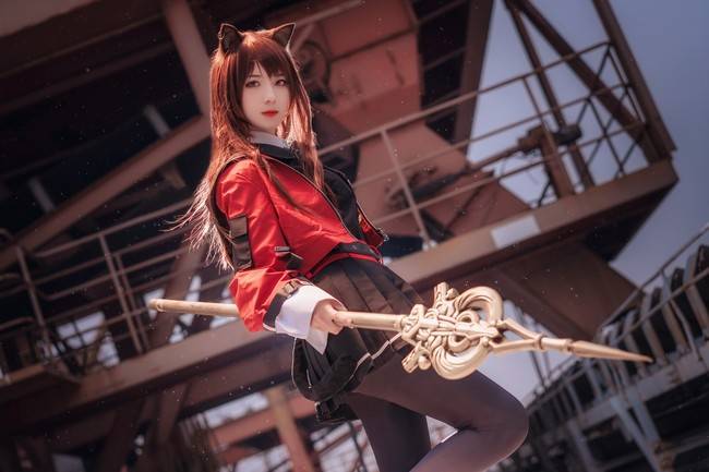 Cosplay福利/明日方舟 天火cosplay Cn：弥音音ww