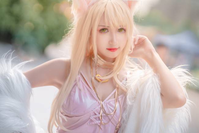 Cosplay福利/阿狸cosplay Cn：芝士不想被吃