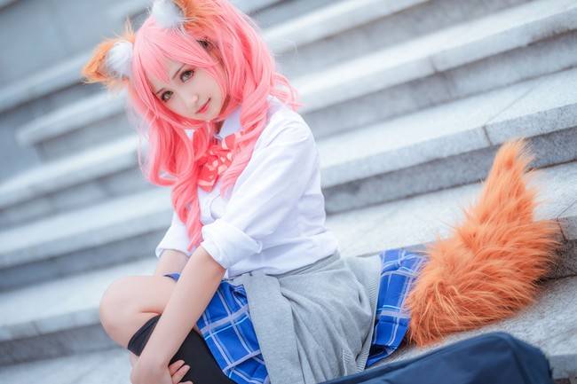 Cosplay福利/玉藻前cosplay Cn：芝士不想被吃