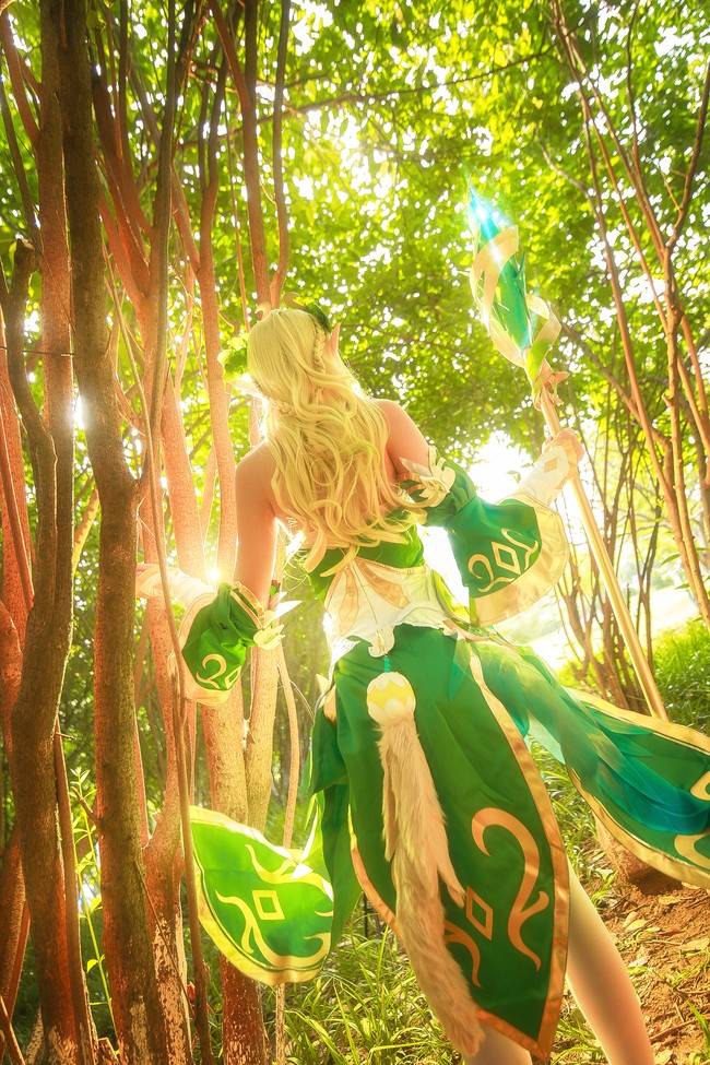 Cosplay福利/王昭君精灵公主cos Cn：三笑