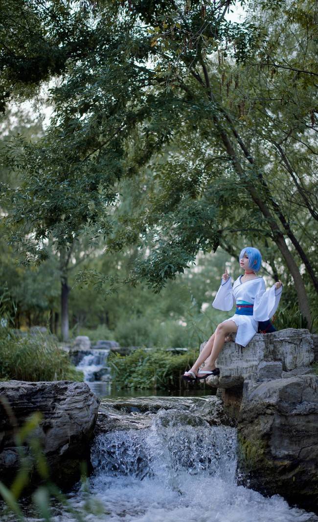 Cosplay福利/蕾姆cosplay Cn：花柒