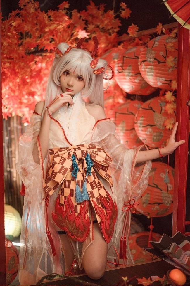 Cosplay福利/阴阳师 不知火舞cosplay Cn：小桃子~