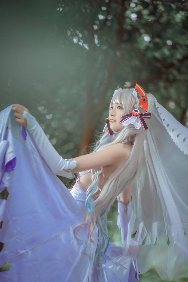 Cosplay福利/碧蓝航线 欧根亲王cosplay Cn：三笑