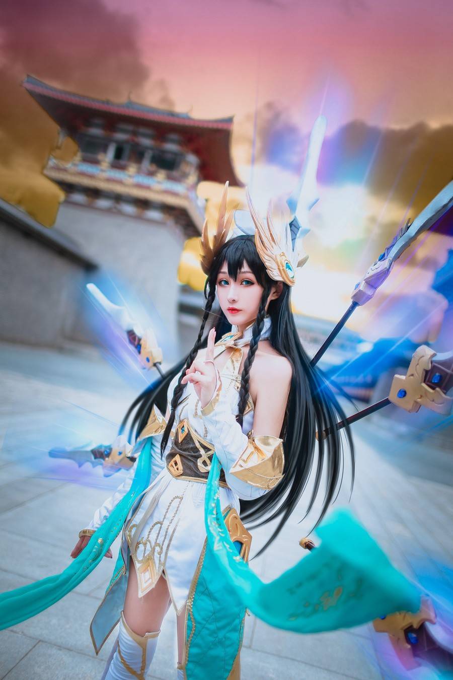 Cosplay福利/英雄联盟 艾瑞莉娅cosplay Cn：欣欣nb