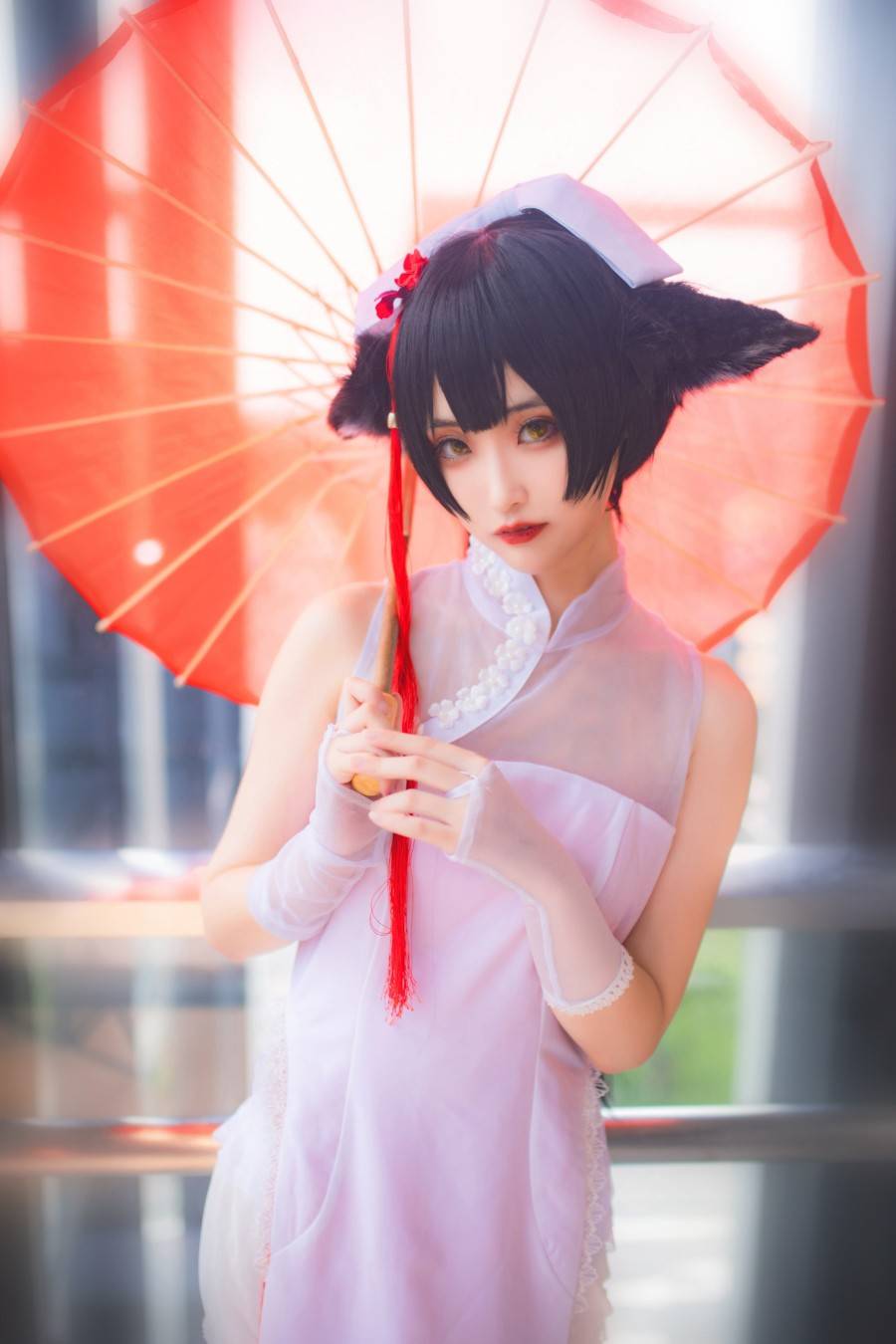 Cosplay福利/碧蓝航线 高雄旗袍cosplay Cn：未小寻