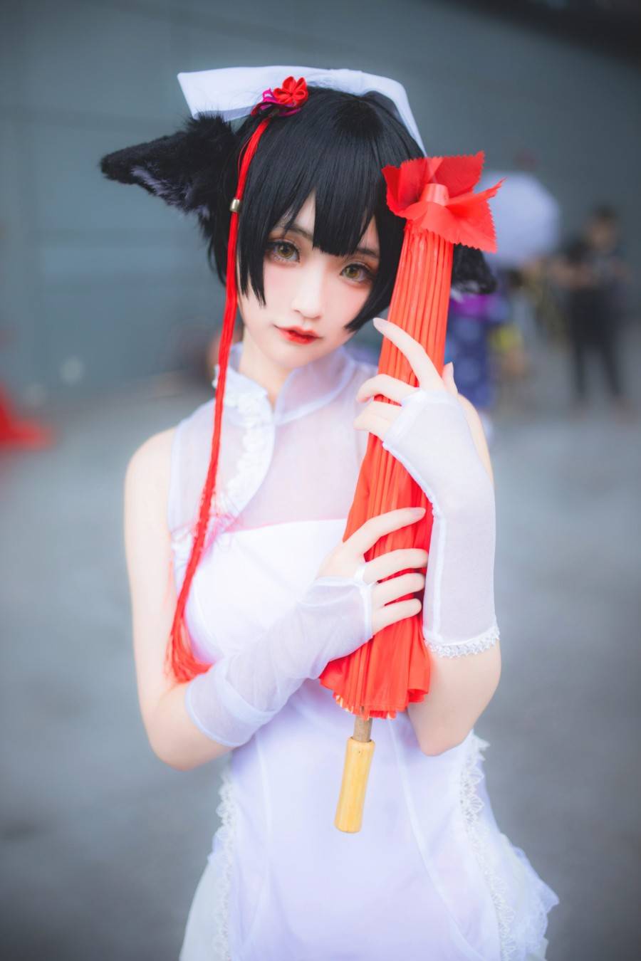 Cosplay福利/碧蓝航线 高雄旗袍cosplay Cn：未小寻