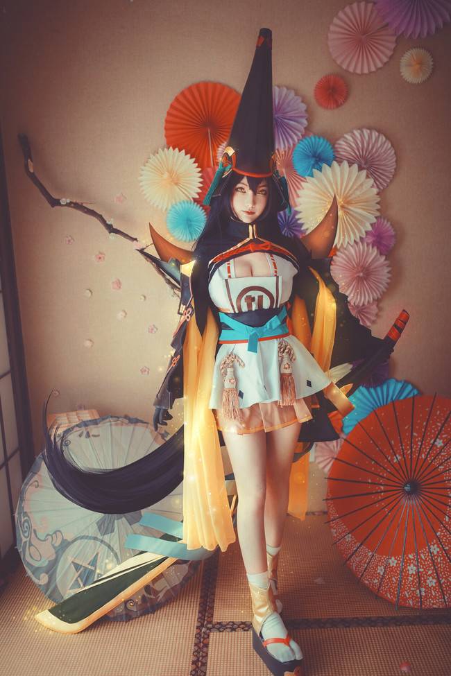 Cosplay福利/阴阳师 妖刀姬cosplay Cn:犬神洛洛子