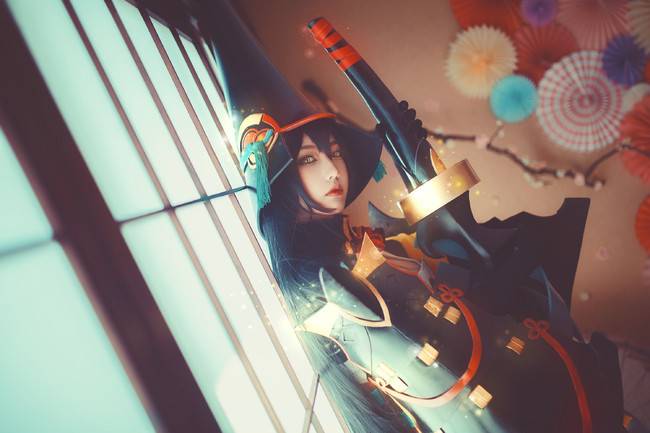 Cosplay福利/阴阳师 妖刀姬cosplay Cn:犬神洛洛子