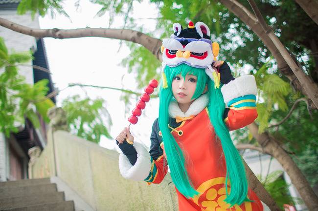 Cosplay福利/MIKU舞狮 Cn:修老虎