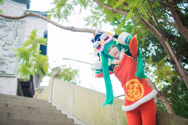 Cosplay福利/MIKU舞狮 Cn:修老虎