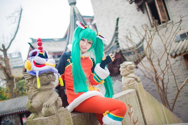 Cosplay福利/MIKU舞狮 Cn:修老虎