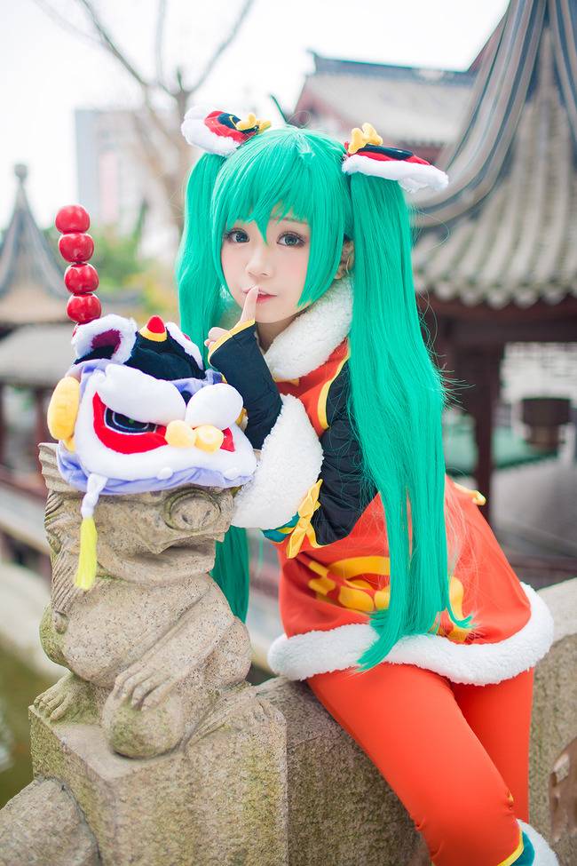 Cosplay福利/MIKU舞狮 Cn:修老虎