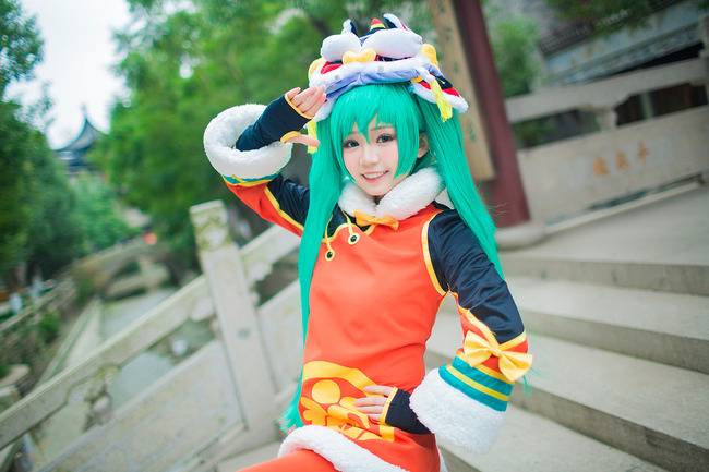 Cosplay福利/MIKU舞狮 Cn:修老虎