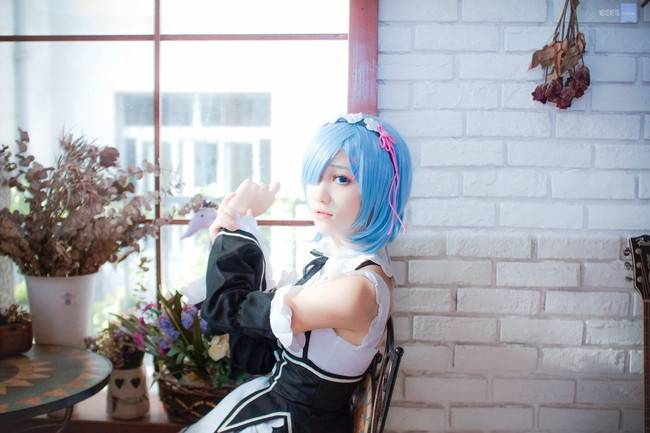 Cosplay福利/女仆蕾姆cosplay Cn:南桃