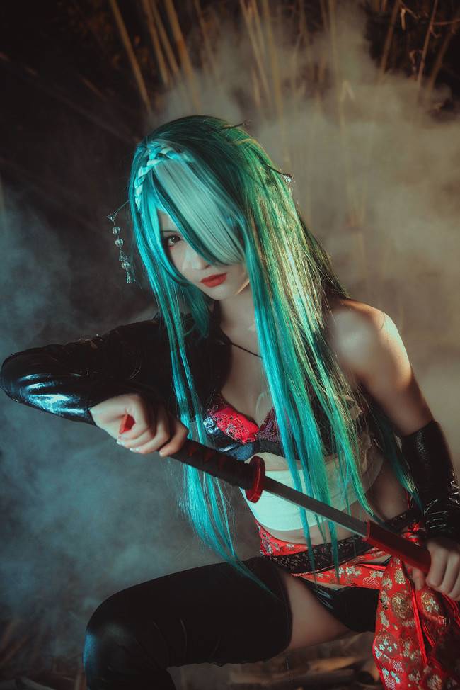 Cosplay福利/VOCALOID 角色:初音未来 Cn:素茶