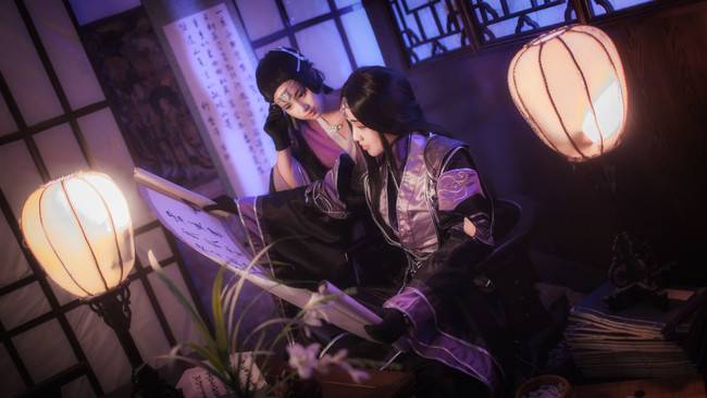 Cosplay福利/剑网3 角色:花哥 花姐cosplay