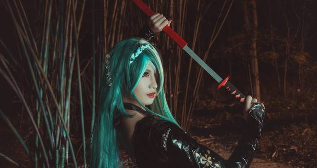 Cosplay福利/VOCALOID 角色:初音未来 Cn:素茶