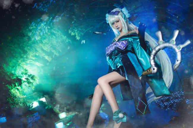 Cosplay福利/阴阳师 青行灯cosplay Cn:桃昔