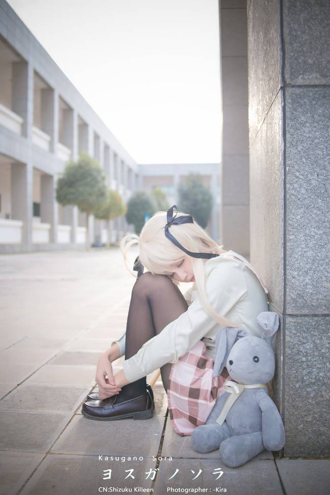 Cosplay福利/春日野穹 校服黑丝 Cn:雫Killeen