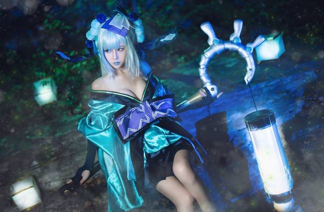 Cosplay福利/阴阳师 青行灯cosplay Cn:桃昔