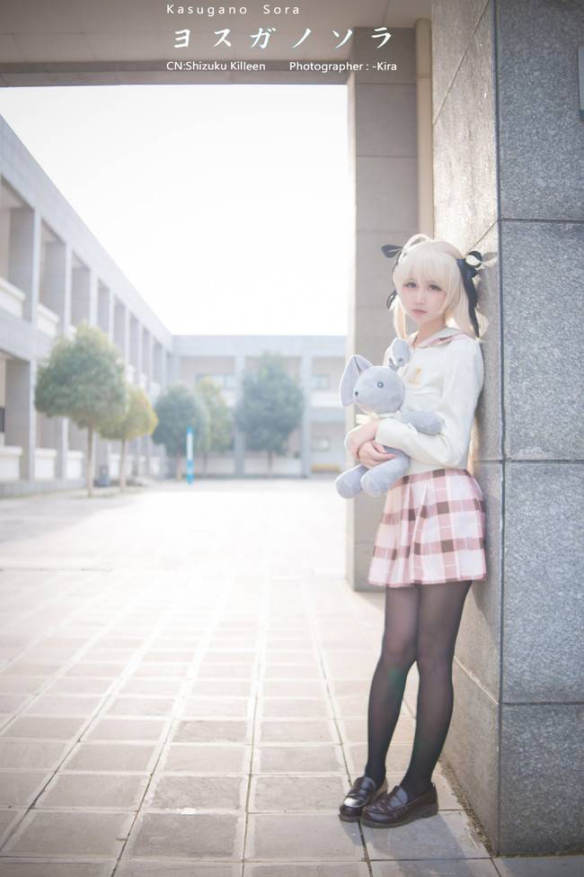 Cosplay福利/春日野穹 校服黑丝 Cn:雫Killeen