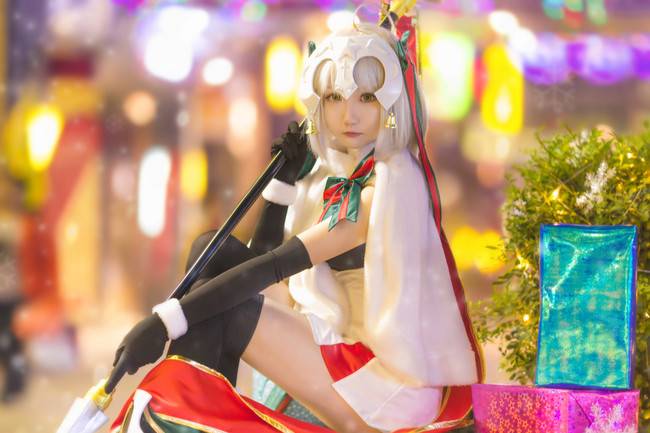 Cosplay福利/黑贞德 绝对领域 Cn:瓜希