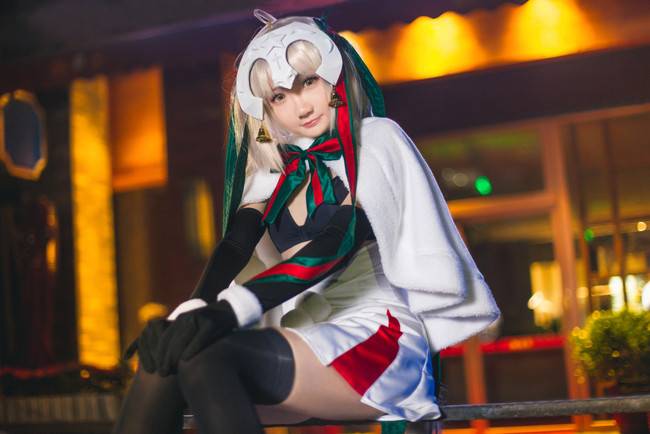 Cosplay福利/黑贞德 绝对领域 Cn:瓜希