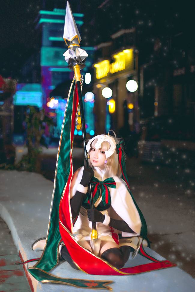 Cosplay福利/黑贞德 绝对领域 Cn:瓜希