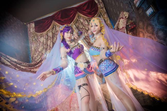 Cosplay福利/东条希 绚濑绘里cosplay Cn:豆尼玛 墨璃