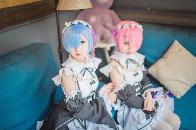 Cosplay福利/蕾姆拉姆 女仆写真