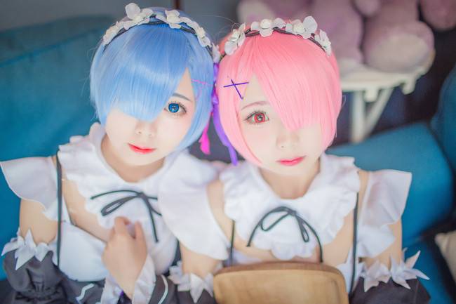 Cosplay福利/蕾姆拉姆 女仆写真