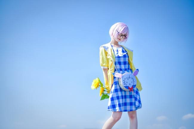 Cosplay福利/Fate/Grand Order 角色：玛修 Cn：淼唯Jaune