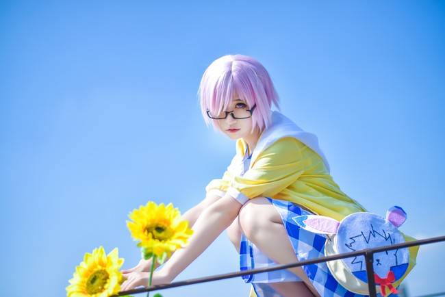 Cosplay福利/Fate/Grand Order 角色：玛修 Cn：淼唯Jaune