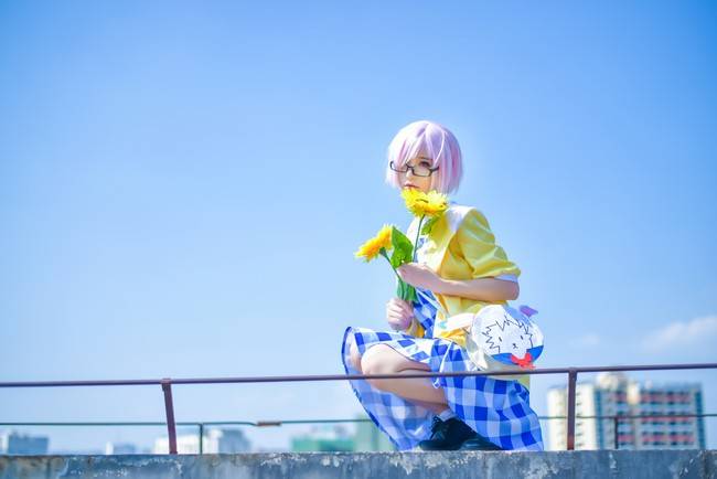 Cosplay福利/Fate/Grand Order 角色：玛修 Cn：淼唯Jaune