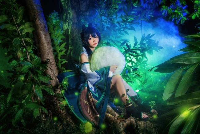 Cosplay福利/阴阳师 角色:萤草 Cn:Kitaro_绮太郎