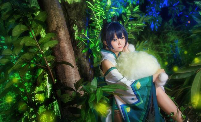 Cosplay福利/阴阳师 角色:萤草 Cn:Kitaro_绮太郎
