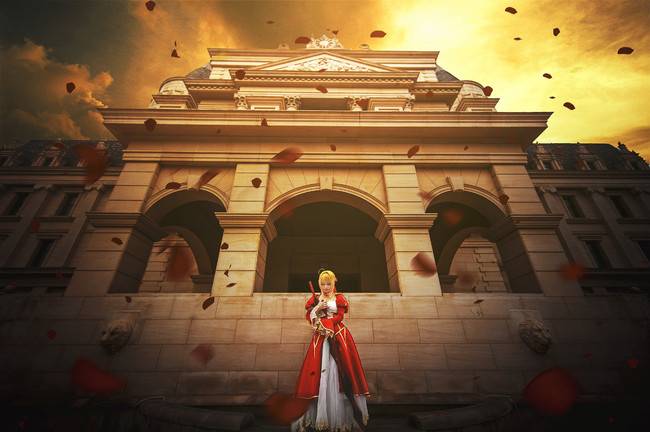 Cosplay福利/红色の暴君saber尼禄 Cn:楚楚子