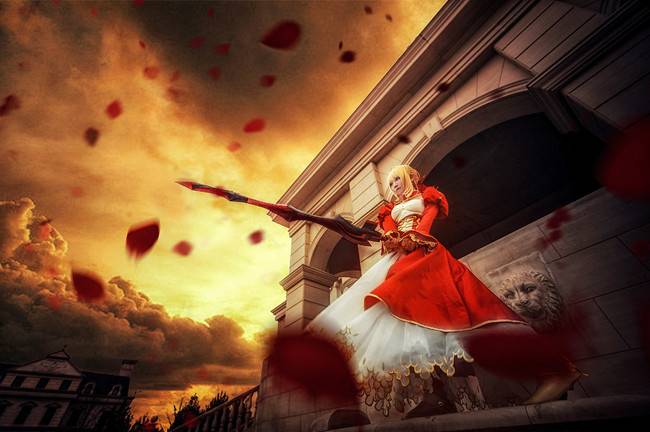 Cosplay福利/红色の暴君saber尼禄 Cn:楚楚子