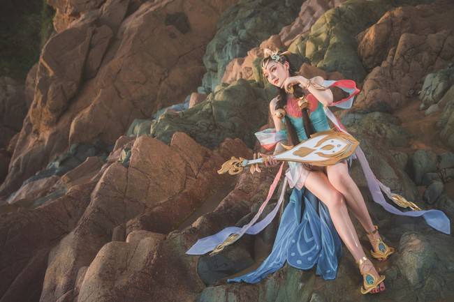 Cosplay福利/王者荣耀 角色：杨玉环 Cn：不爱吃鱼的猫猫x夭灼