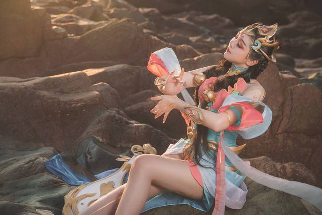 Cosplay福利/王者荣耀 角色：杨玉环 Cn：不爱吃鱼的猫猫x夭灼