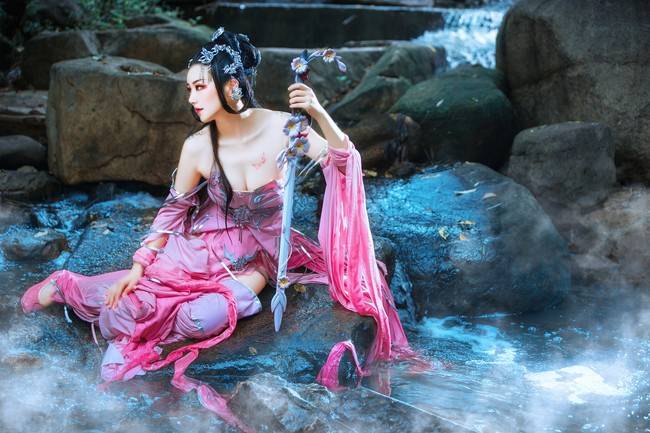 Cosplay福利/剑网3 锦鲤秀 Cn:不爱吃鱼的猫猫x夭灼