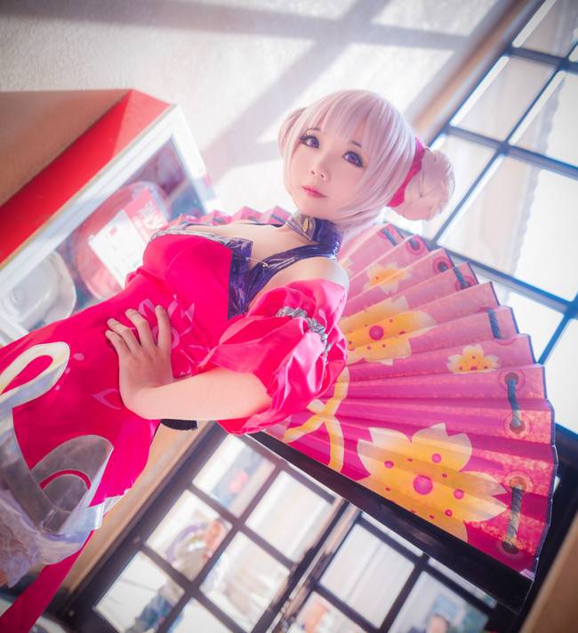 Cosplay福利/王者荣耀 小乔 黑丝绝对领域