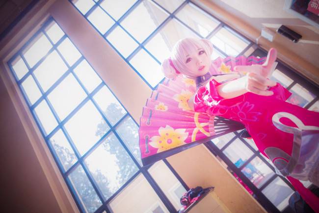 Cosplay福利/王者荣耀 小乔 黑丝绝对领域