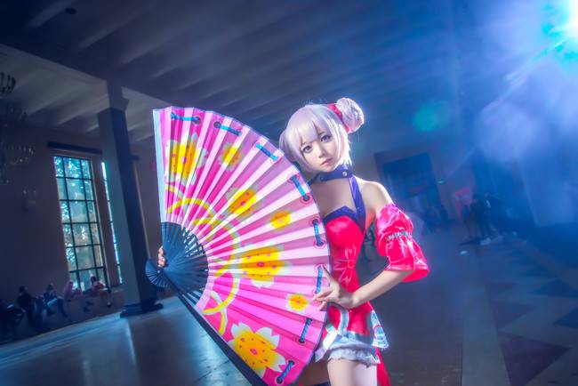 Cosplay福利/王者荣耀 小乔 黑丝绝对领域