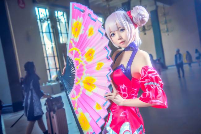 Cosplay福利/王者荣耀 小乔 黑丝绝对领域