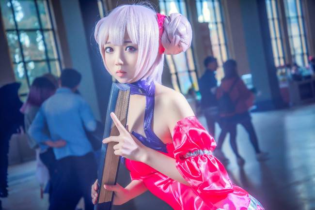 Cosplay福利/王者荣耀 小乔 黑丝绝对领域
