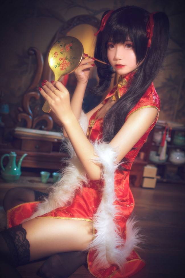 Cosplay福利/时崎狂三 黑丝旗袍 Cn:然理理