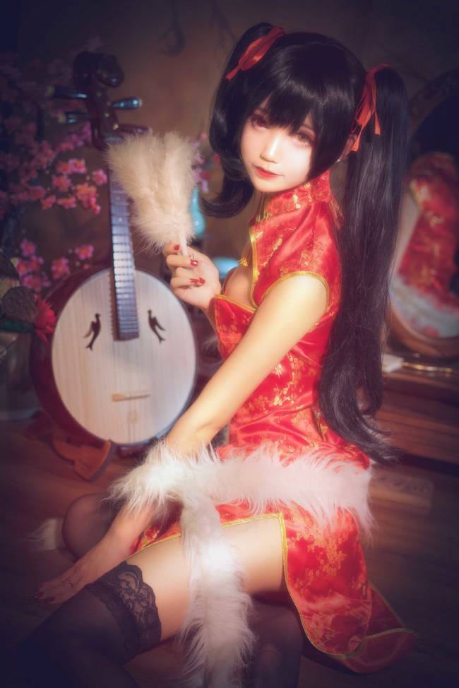 Cosplay福利/时崎狂三 黑丝旗袍 Cn:然理理