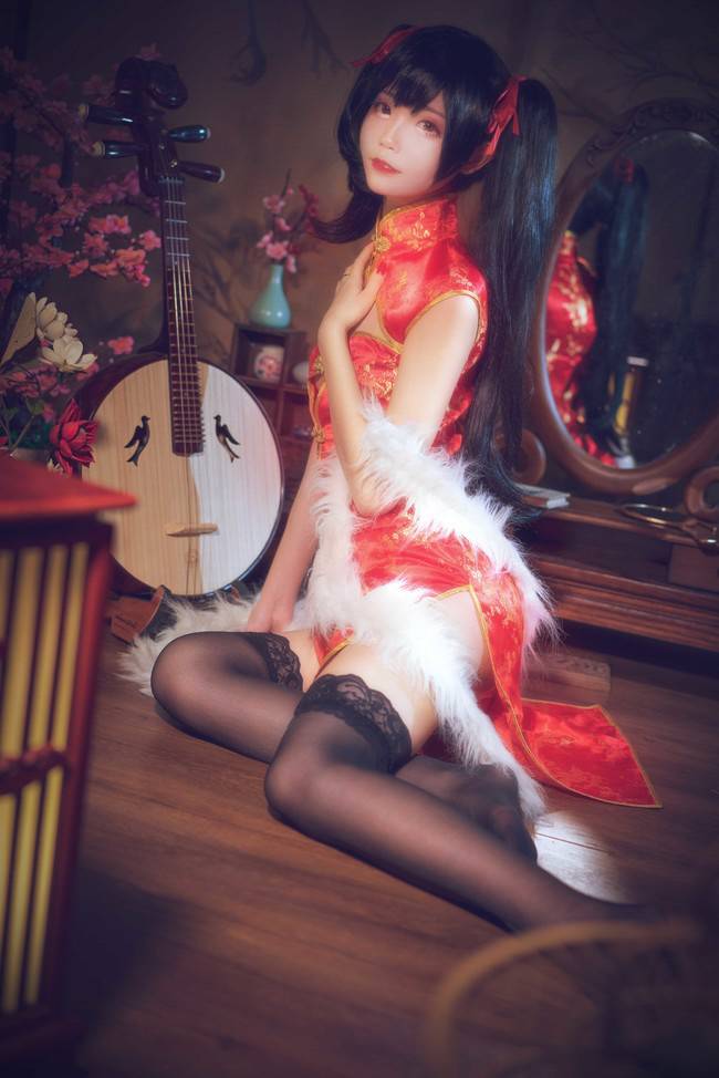 Cosplay福利/时崎狂三 黑丝旗袍 Cn:然理理