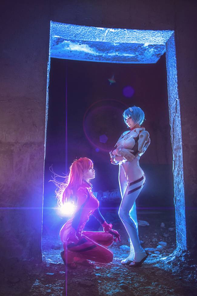 Cosplay福利/新世纪福音战士 明日香 凌波丽 Cn:桃昔